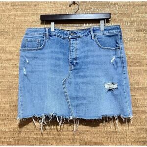 Old Navy Skirt Denim Mini Size 16 Blue